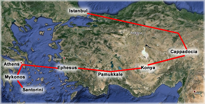 highlights of turkey and greece